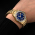 Jaguar J895/3 Women's Executive Diver Watch - Gold-Tone Stainless Steel, Blue Dial