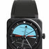 Bell & Ross BR 03 Horizon Edizione Limitata Uomo Orologio automatico BR03A-HRZ-CE/SRB - Quadrante nero e blu, cassa in ceramica nera, cinturino in gomma nera