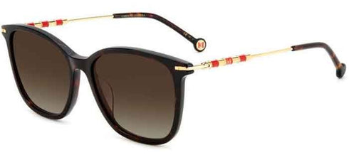 Carolina Herrera HER 0308/S Sunglasses - Dark Tortoise Acetate, 53mm