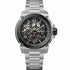 Ingersoll Anvil I16601 Orologio automatico da uomo - Acciaio inossidabile, quadrante scheletrato