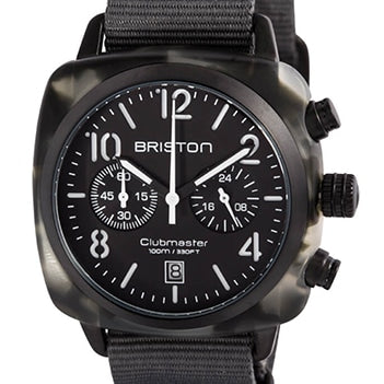 Briston Clubmaster Classic Chronograph 40mm Black Dial Watch 15140.PBAM.GT.3.NG