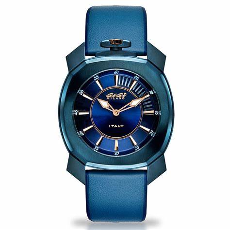 Gagà Milano Frame One 7053FR01SBFLLM0 Orologio al quarzo da uomo in PVD blu