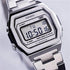 Casio A1000DN-7ER Unisex Digital Watch - Silver Stainless Steel Case with Interchangeable Metal and Cloth Bands