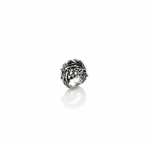 Giovanni Raspini 12318 Selene Grande Ring - Sterling Silver, Size 16