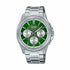 Reloj para hombre Casio MTP-1375PD-3AVEF - Esfera verde, brazalete de acero inoxidable