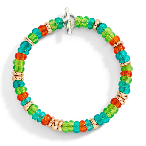 DoDo Rondelle Bracelet DBC5003-RONDE-VERAG XL – Gold-Plated Silver & Recycled Plastic