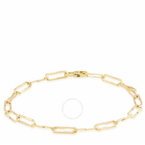 Gucci Link to Love 18k Yellow Gold Chain Bracelet - Size 19cm