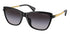 Occhiali da sole Cat-Eye da donna Ralph by Ralph Lauren RA5308U 5001/8G - Montatura nera lucida, lenti sfumate grigie