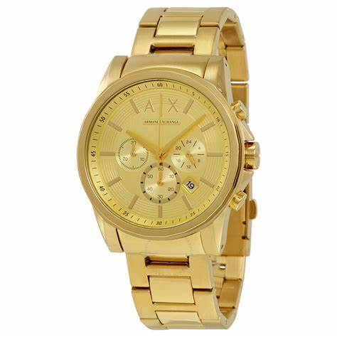 Reloj Cronógrafo para Hombre Armani Exchange AX2099 en Tono Dorado