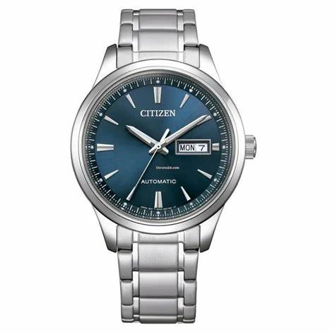 Citizen NY4058-79L Automatic Men's Watch - Blue Dial, Stainless Steel Bracelet