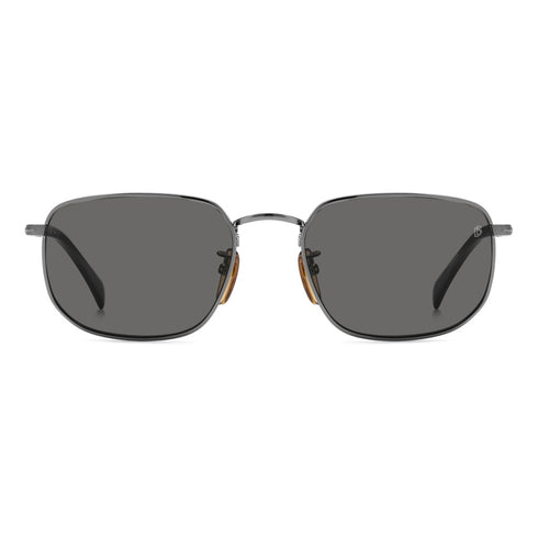 David Beckham DB 1143/S KJ1/M9 Men's Sunglasses - Dark Ruthenium Frame, Grey Polarized Lenses