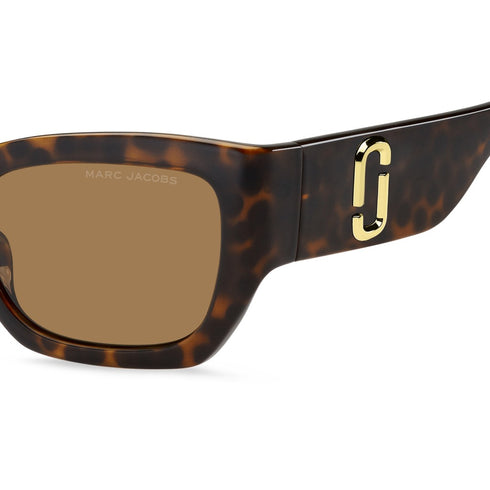 Marc Jacobs MARC 723/S 086/70 Gafas de sol de mujer - montura habana, lentes marrones