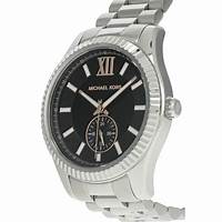 Michael Kors MK8946 Men's Lexington Multifunction Stainless Steel Watch with Black Dial