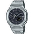 Casio G-Shock GM-B2100D-1AER Men's Full-Metal Watch - Silver Stainless Steel, Bluetooth, Solar