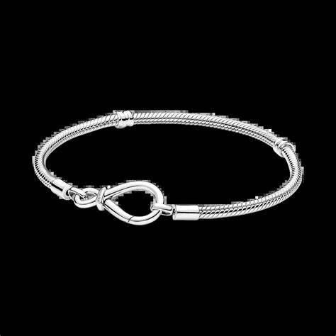 PANDORAPandora Moments Infinity Knot Snake Chain Bracelet - Sterling Silver, 17 cmBIJOUXEcecile