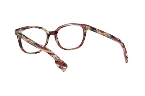 Burberry BE 2291 3792 Women's Eyeglasses - Striped Check Frame