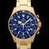 Jaguar Men's Swiss Quartz Chronograph Watch - Model J864/2, Gold-Tone Stainless Steel, Blue Dial