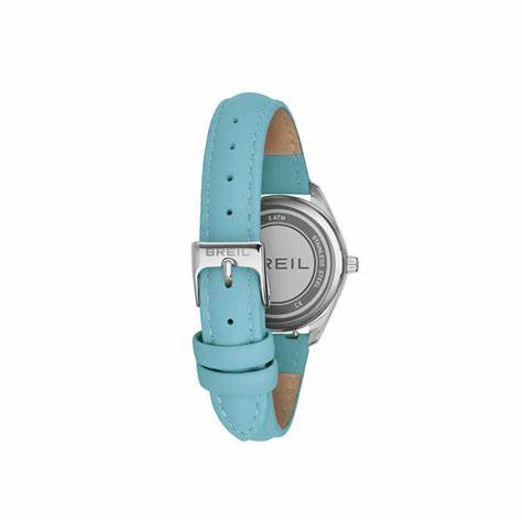 Breil Time of Love EW0698 Women's Watch - White Dial, Turquoise Leather Strap