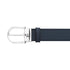 Montblanc 128784 Black/Blue 35mm Reversible Leather Belt with Horseshoe Buckle