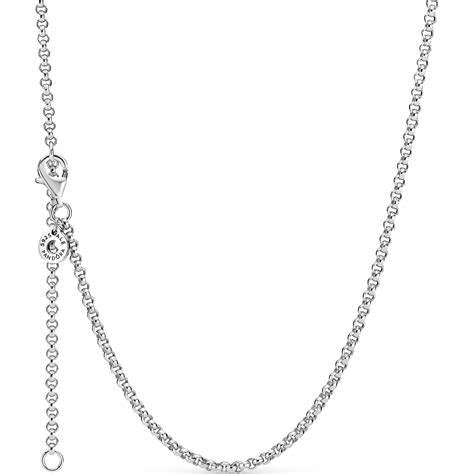 Pandora 399260C00-60 Collana a catena Rolo - Argento 925, 60 cm