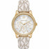 Michael Kors MK6967 Women's Tibby White PVC Strap Watch