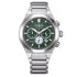 Citizen CA4691-59X Men's Green Dial Chronograph Watch with Titanium Case & Sapphire Crystal