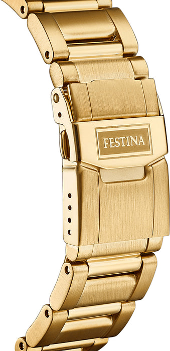 FESTINAFestina F20492/1 Men's Prestige Chronograph – Gold PVD, 48.5mm, Sapphire CrystalWATCHESEcecile
