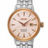 Seiko Presage SRE012J1 Cocktail Time Automatic Women's Watch - Pink Dial, Two-Tone Bracelet