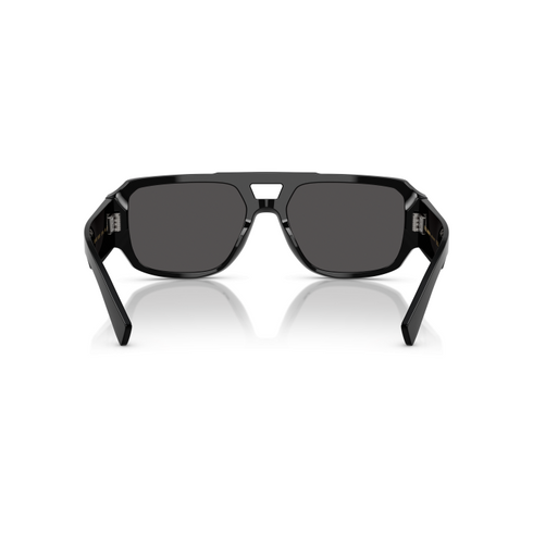Dolce & Gabbana DG4482 501/87 Gafas de sol unisex - Montura negra, cristales gris oscuro