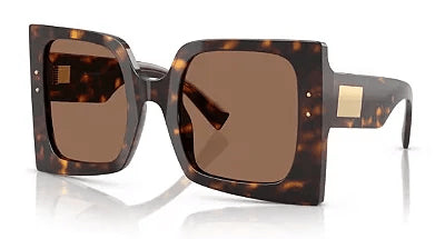 DOLCE & GABBANADolce & Gabbana DG4490 502/73 Unisex Sunglasses – Square Havana Frame, Brown LensesEYEWEAREcecile
