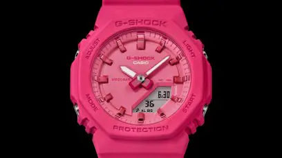 Casio G-Shock GMA-P2100PP-4AER Women's Watch - Pink Resin, 200m Water Resistant