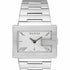 Gucci G-Rectangle 100 YA100306 Men's Watch – Silver Dial, Stainless Steel Bracelet