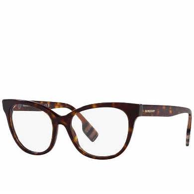 Burberry BE 2375 3002 Occhiali da vista da donna - Montatura in acetato avana scuro