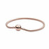 Bracciale Pandora Moments con catena a serpente - Placcato oro rosa 14k, 18 cm