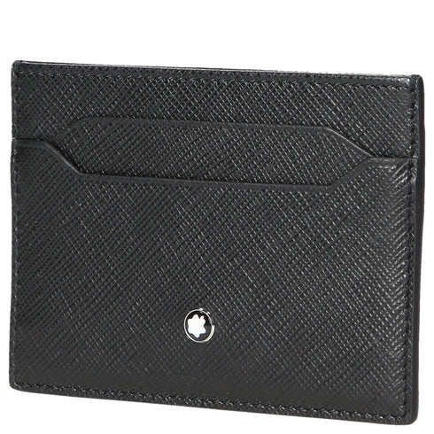 Montblanc Sartorial 5cc Black Leather Card Holder 130324