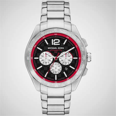 Michael Kors MK9176 Men's Accelerator 2.0 Silver-Tone Stainless Steel Chronograph Watch