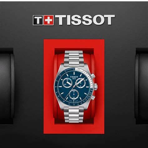 Tissot PR516 Chronograph T149.417.11.041.00 Men's Quartz Watch - 40mm Stainless Steel, Blue Dial