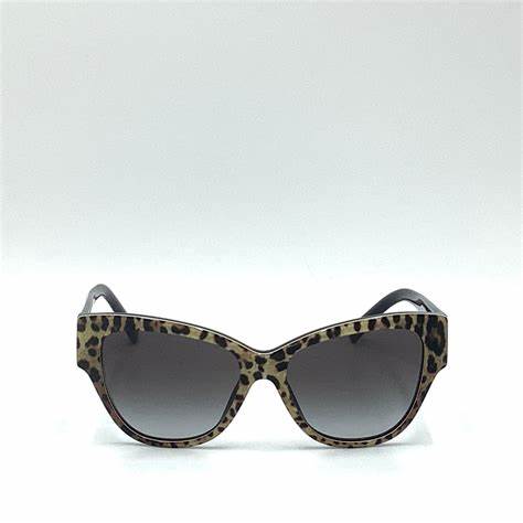 Dolce & Gabbana DG4449 3163/8G Women's Sunglasses - Leopard Frame, Grey Gradient Lenses