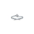 Miluna LID2850-006G7 Women's Solitaire Ring - 18K White Gold with 0.06ct Diamond