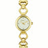 Breil Flake TW2028 Women's Quartz Watch - White Guilloché Dial, Gold-Tone Stainless Steel Bracelet