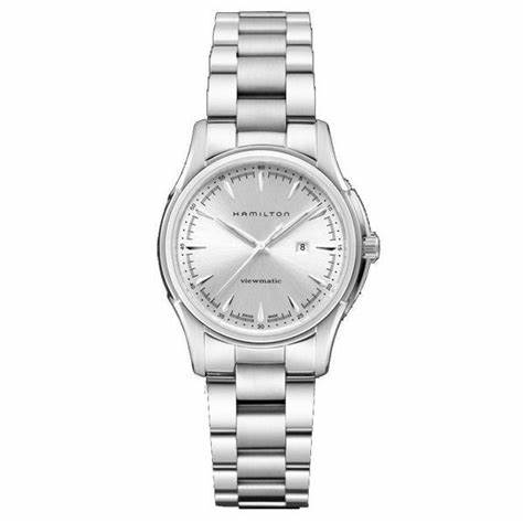 Hamilton Jazzmaster Lady Auto H32315152 - Acciaio inossidabile 34 mm, quadrante argento