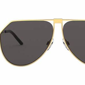 Lunettes de soleil homme Dolce & Gabbana Slim DG2248 02/87 62 - monture or, verres gris