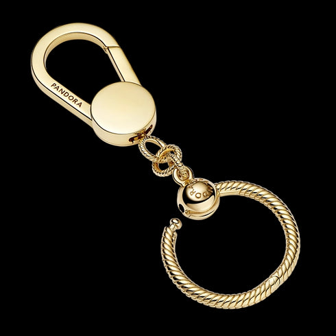 Pandora Moments Portafortuna Piccolo 362237C00 - Placcato oro 14k, chiusura incisibile