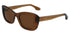 Victoria Beckham VB657S 240 Women's Sunglasses – Transparent Caramel Frame, Brown Lenses