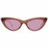 Emilio Pucci EP0181 5347F Occhiali da sole Cat-Eye da donna - Montatura marrone, lenti bordeaux