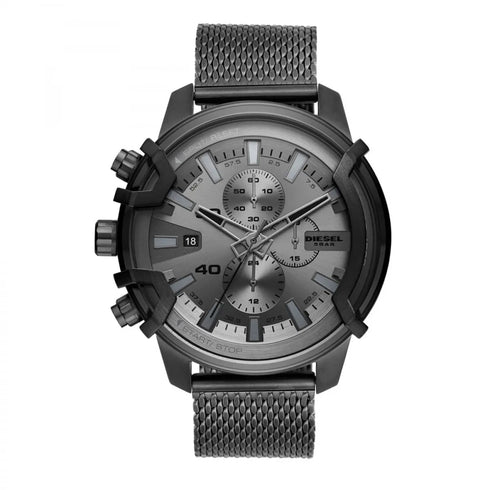 Diesel Griffed DZ4536 Men's Chronograph Watch – Gunmetal Steel, 48mm