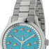 Gucci G-Timeless YA1265044 Women's Watch – Turquoise Stone Dial with Bee Motif, Stainless Steel Bracelet