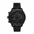 Diesel DZ4556 Griffed Chronograph Watch – 48mm Black Dial, Silicone Strap
