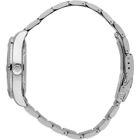 Philip Watch R8223597029 Orologio da uomo Caribe - 39 mm, quadrante nero, automatico, bracciale in acciaio