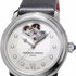 Frederique Constant World Heart Federation Automatic FC-310WHF2P6 – White Mother-of-Pearl Dial, Diamond Markers, Grey Satin Strap